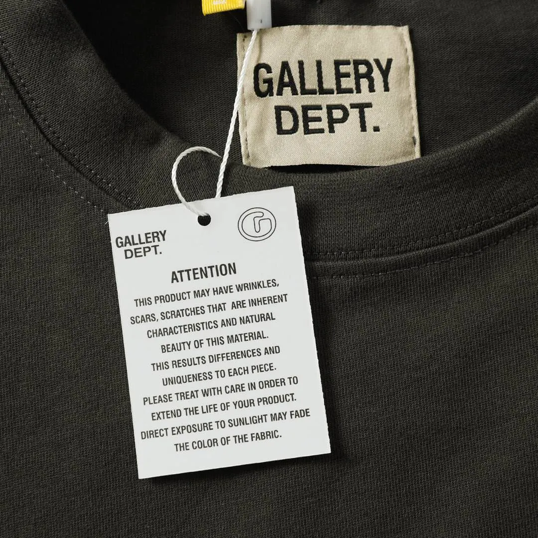 GALLERY.DEPT New Short Sleeve Model Number: 3297P110 Color: White Dark Gray Size: S M L XL